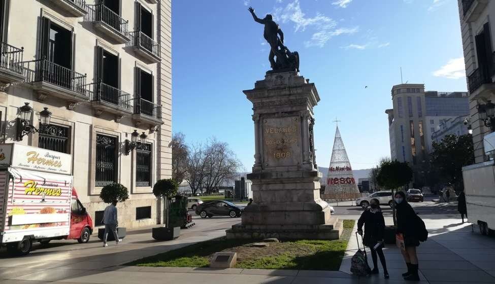 Plaza de La Porticada en Santander. R.A.