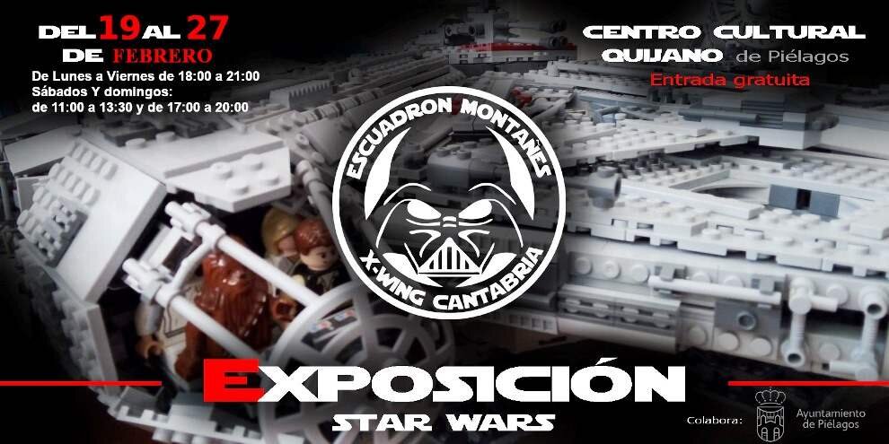 Cartel de la exposición de Star Wars.