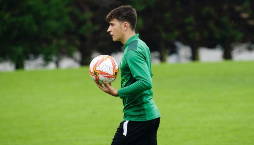 Pablo Torre, jugador del Racing de Santander.