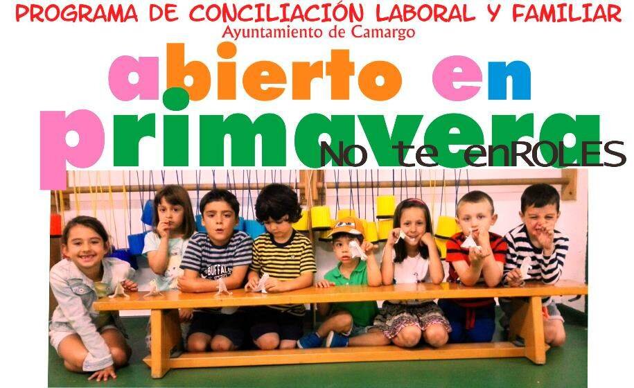 Cartel del programa Abierto en Primavera.