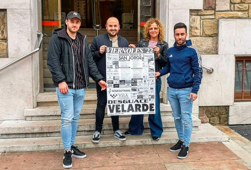 Presentación de la programación de las fiestas de San Jorge, en Viérnoles.