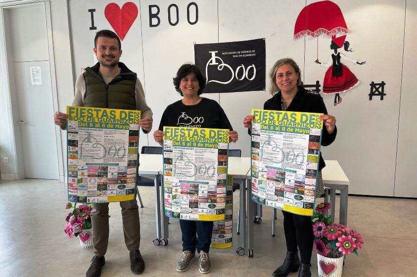 Presentación de las fiestas de Boo de Guarnizo. en El Astillero.