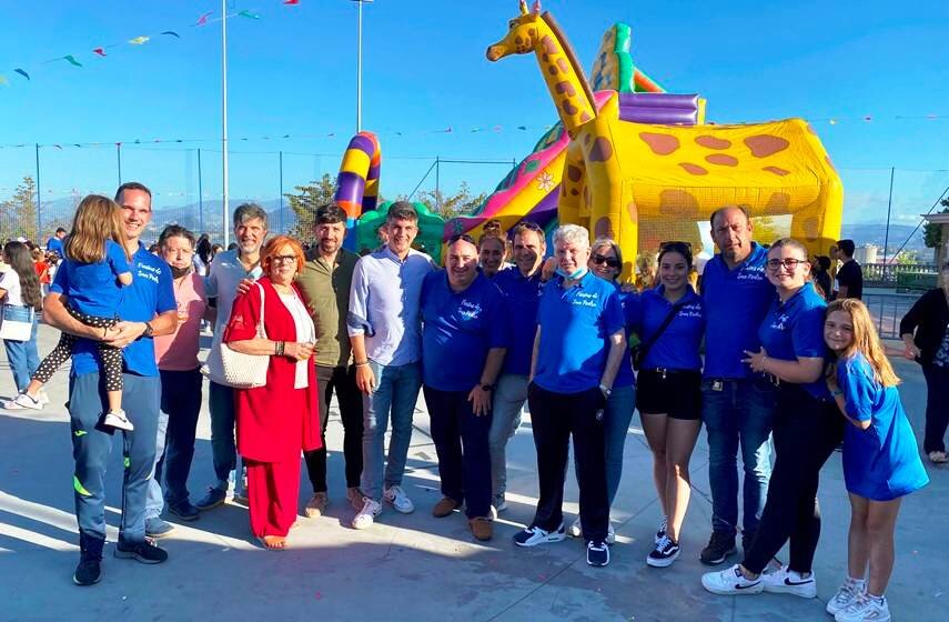 El concejal Daniel Fernández en las fiestas de San Pedro.