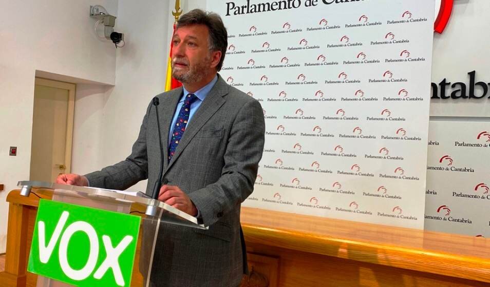 El diputado regional de Vox, Cristóbal Palacio.