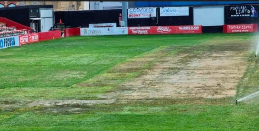 Terreno de juego del campo de fútbol de San Lorenzo.