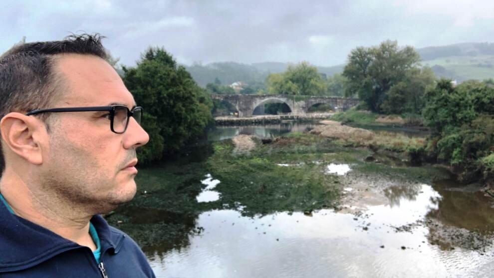 El coordinador de Vox en la zona del Puente de Oruña.