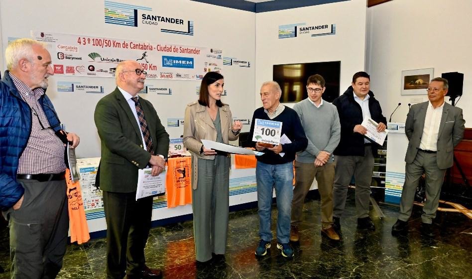 Presentación de los 100 Kilómetros de Santander.