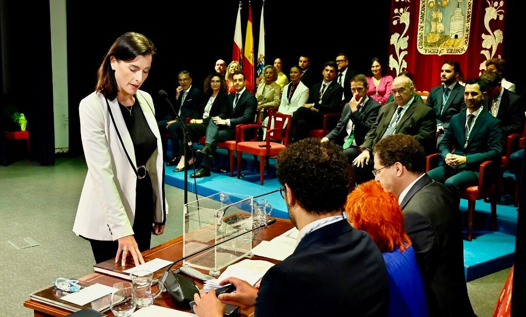 Acto de investudura de la alcaldesa de Santander, Gema Igual.