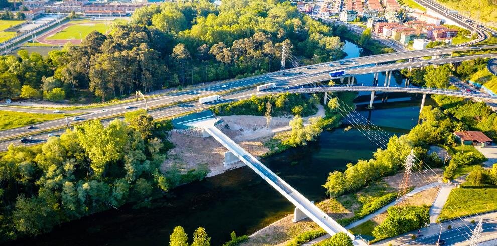 Pasarela que se instalará en Torrelavega.