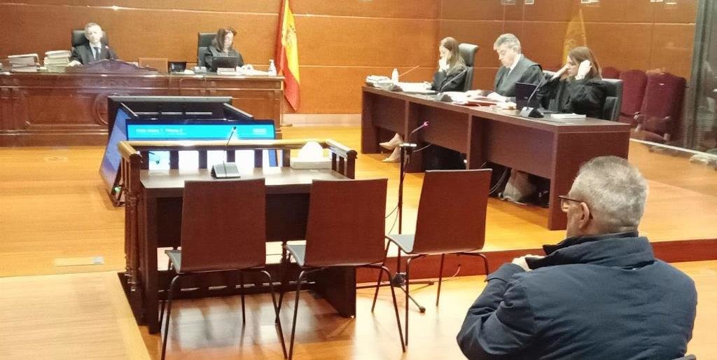 Un momento del juicio en la Audiencia Provincial de Alava.