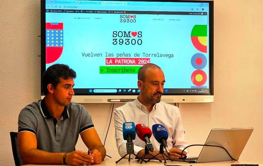 Presentación de las Peñas Somos 39300 en Torrelavega.