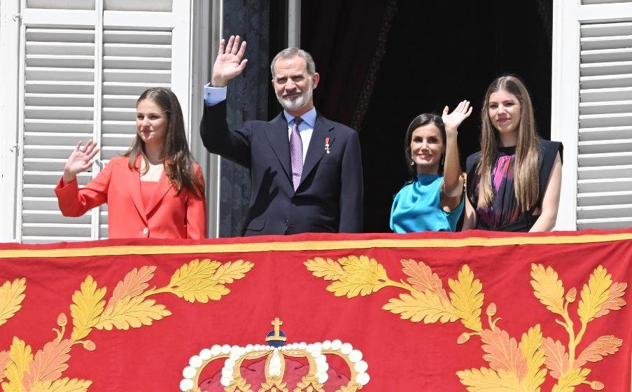 Sus Majestades los Reyes de España.