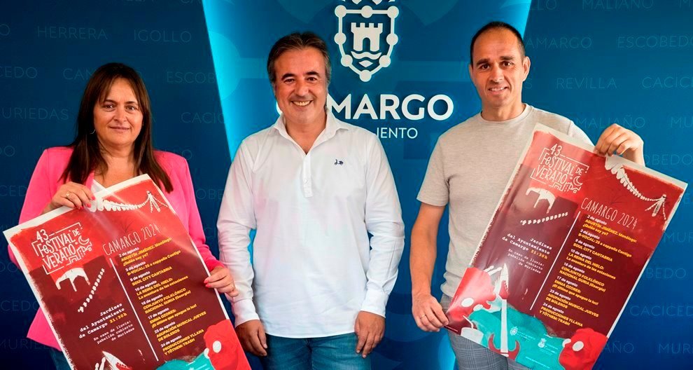 Presentación del Festival de Verano en Camargo.