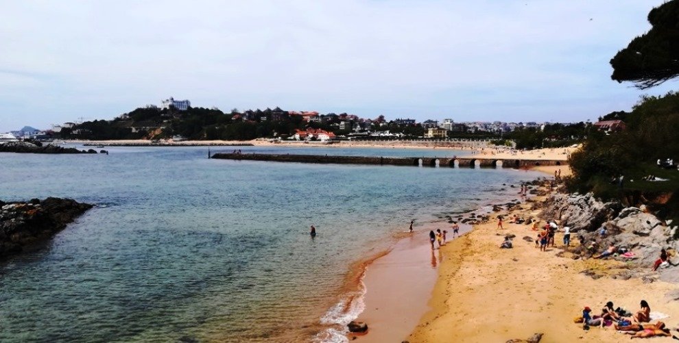 Playa en la zona de la Magdalena.