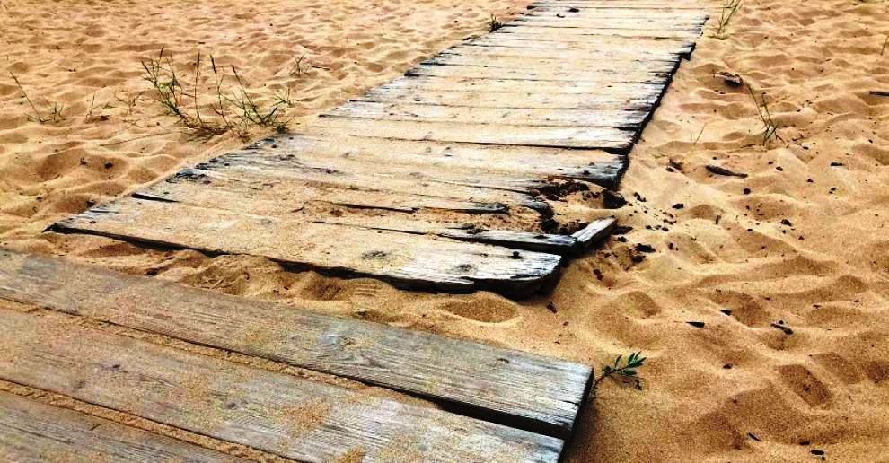 Pasarela a la playa.