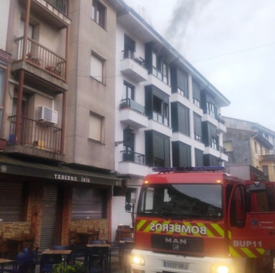 Incendio en Ampuero.