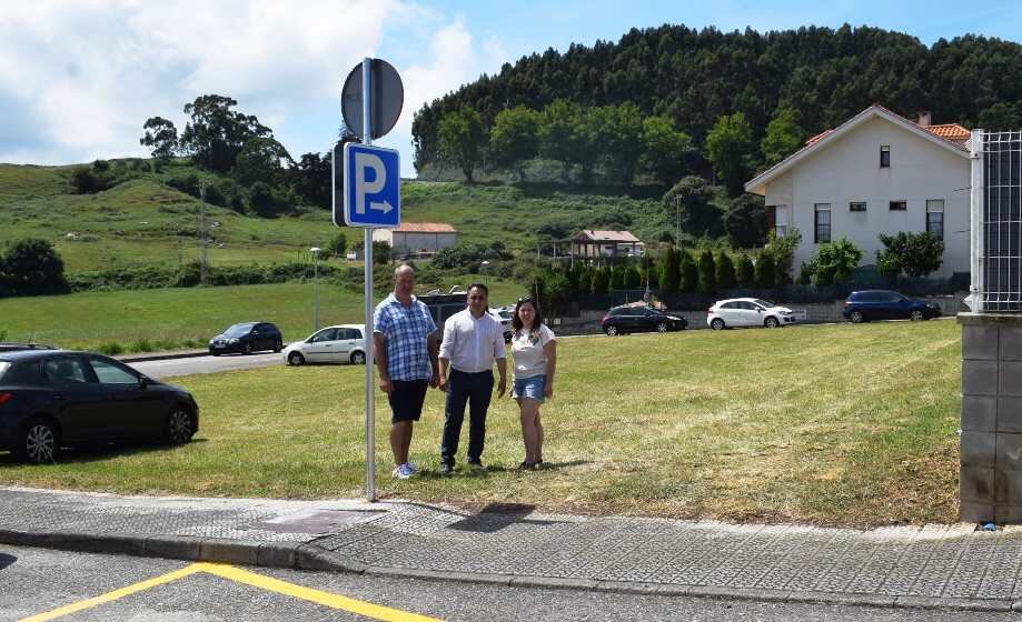 Aparcamiento disuasorio en Liencres.