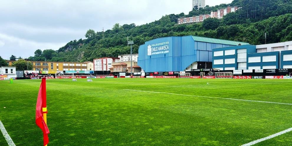 Campo de fútbol de San Lorenzo, en Laredo.