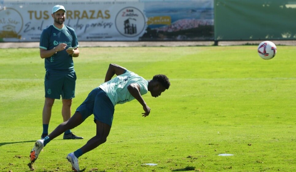 Entrenamiento del Racing.