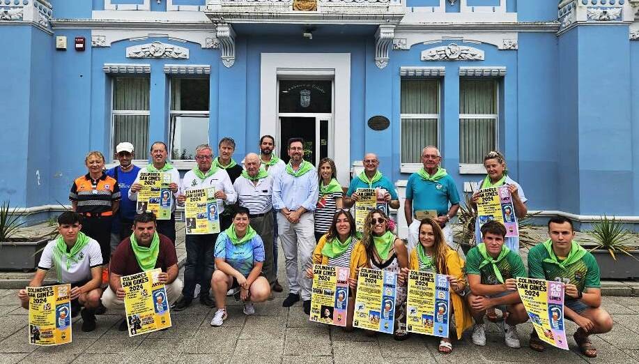 Presentación de las Fiestas de San Ginés en Colindres.