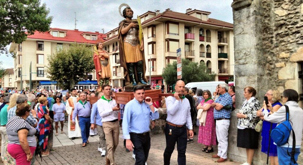 Procesión de los santos en Noja. R.A.