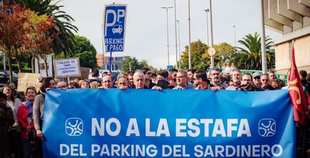 Inicio de la movilización en Santander.