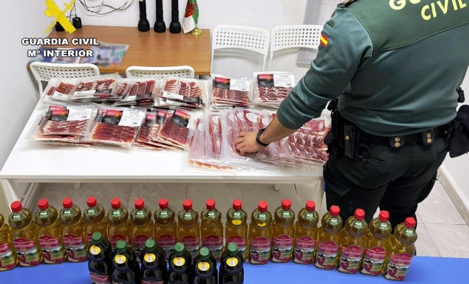 Productos hurtados en los supermercados.