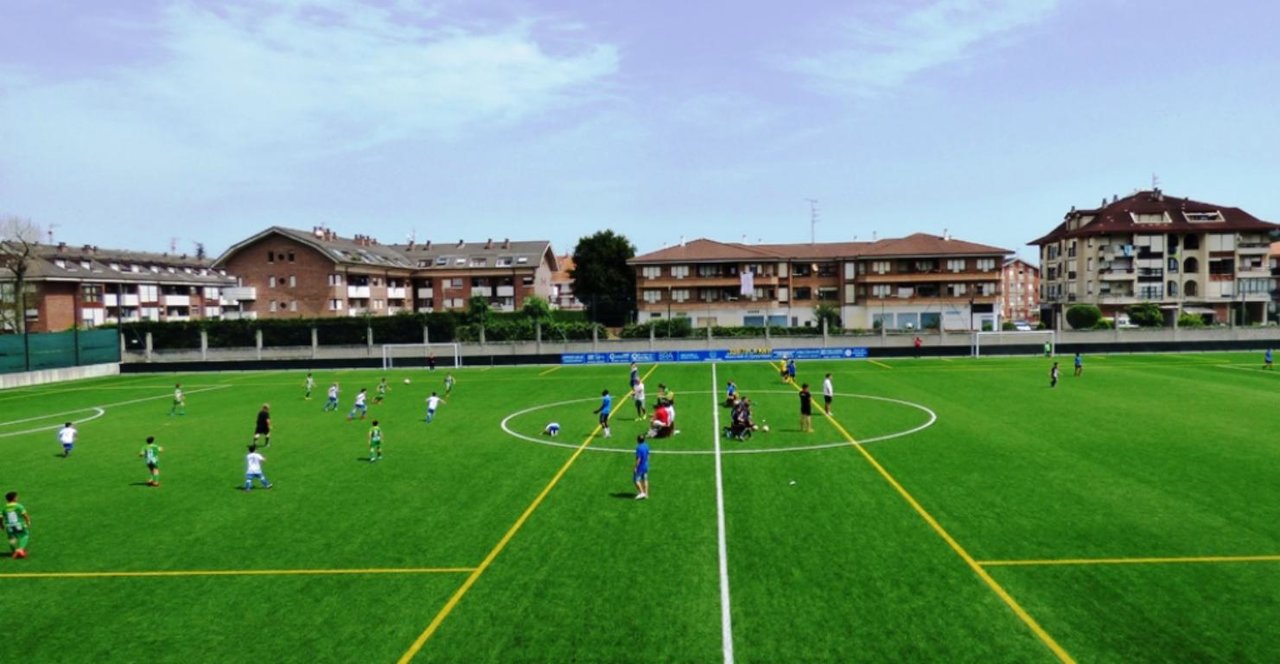 Campo de fútbol de Santa María, en Gama. R.A.