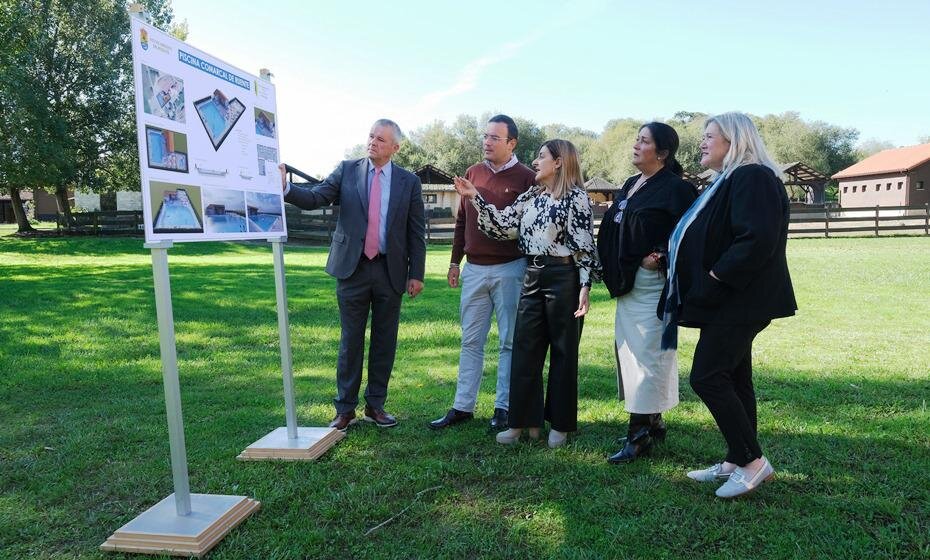 Presentación de las piscinas en Ruente.