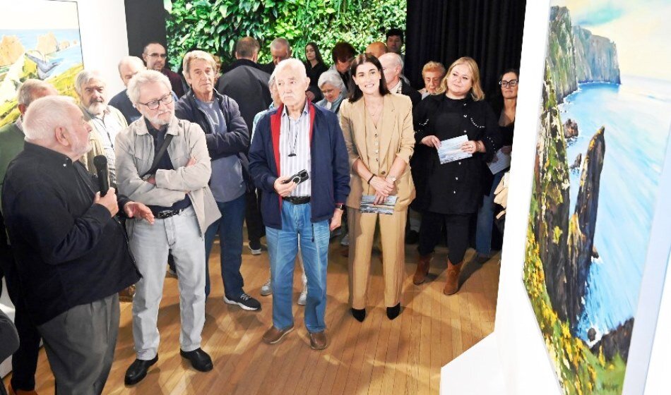 Inauguración de la muestra de Ignacio Goitia.