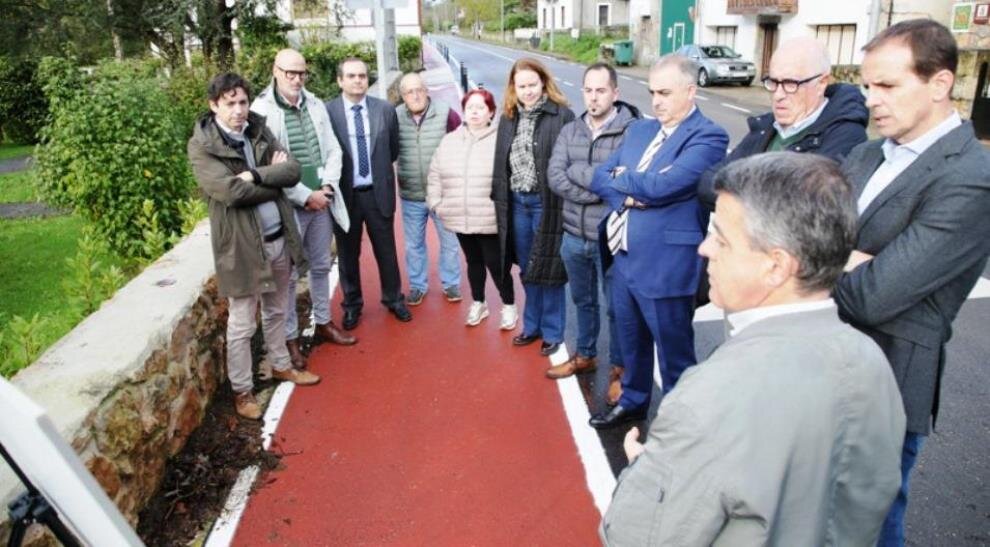 Las autoridades políticas en Riotuerto.