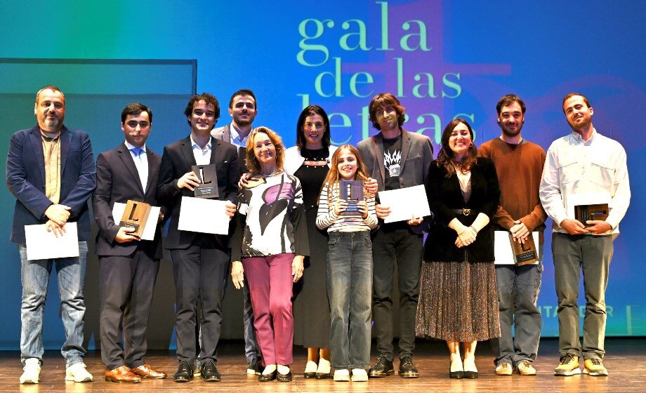 Premiados en la Gala de las Letras.