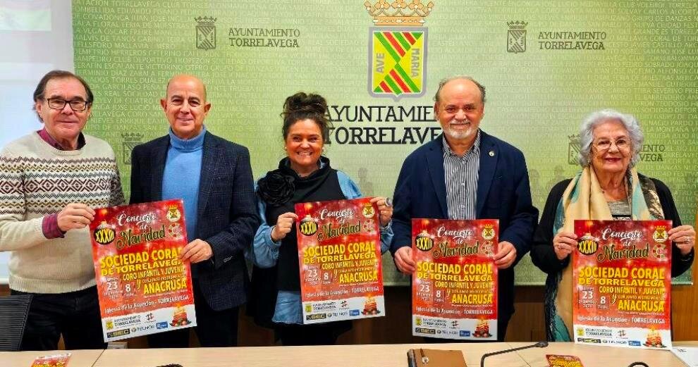 Presentación del Concierto de Navidad en Torrelavega.