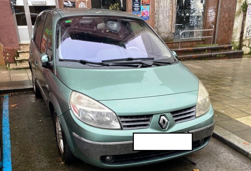 Coche identificado en el atropello.