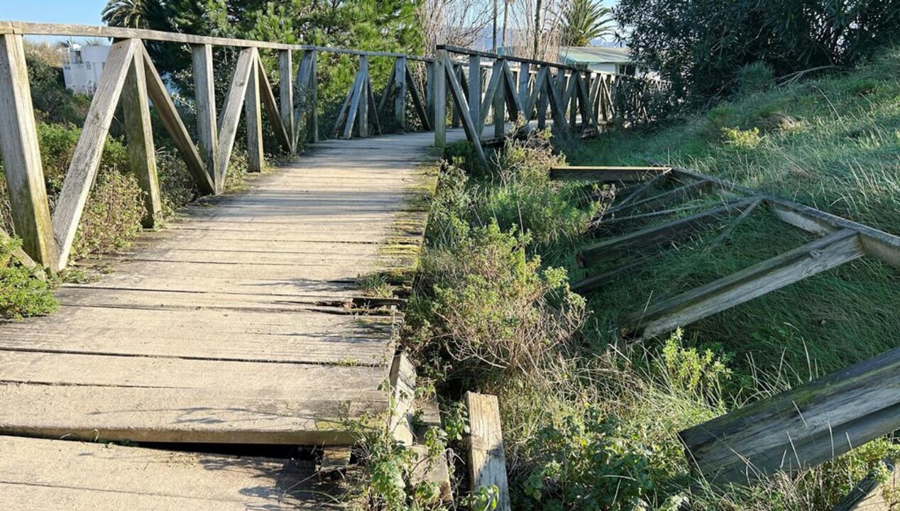 Pasarela del Puntal, en Laredo.