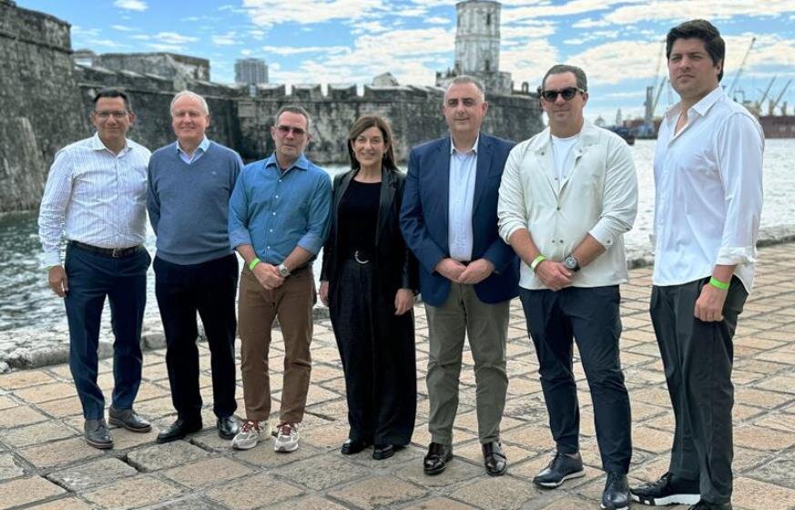 Reunión en México con los empresarios.