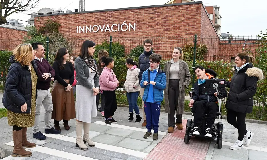 Visita a las obras de accesibilidad y seguridad vial.